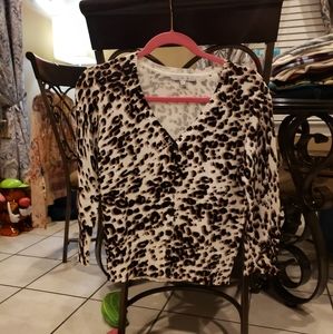 I.C.E leapord print cardigan